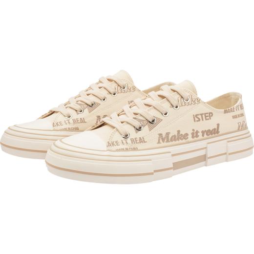 iSTEP原创解构高低帮帆布鞋涂鸦休闲潮牌男女情侣运动鞋好物 商品图8