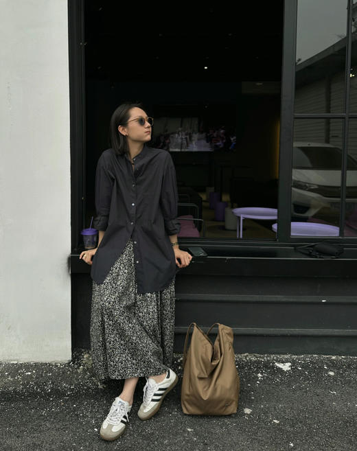 老米优品/ 韩国同款《韩国纱🌸 小碎花复古半身裙长裙》慵懒，复古，仙气。行走生风~~~ Q240508A 商品图12