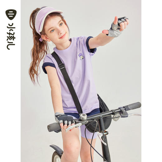 水孩儿童装夏季新款儿童凉感短袖男童轻薄冰感上衣女童可爱小熊印花T恤 商品图7