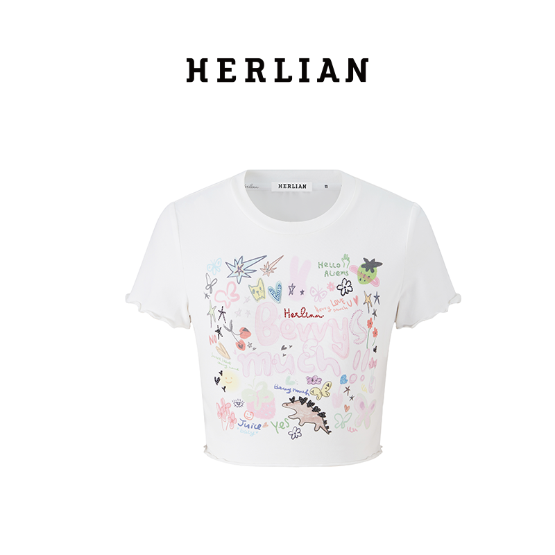 HL2DSSTS1801	印花短T恤