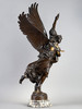 独角鹿西洋古董19世纪法国出品「GLORIA VICTIS 被征服者的荣耀」主题大理石底座铜鎏金装饰青铜雕像 商品缩略图1