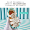 【超纤皮编织凉鞋（2-6岁）】katetu卡特兔夏款超纤皮婴儿鞋纯色魔术贴/按扣宝宝学步透气婴儿凉鞋XZ36 商品缩略图4