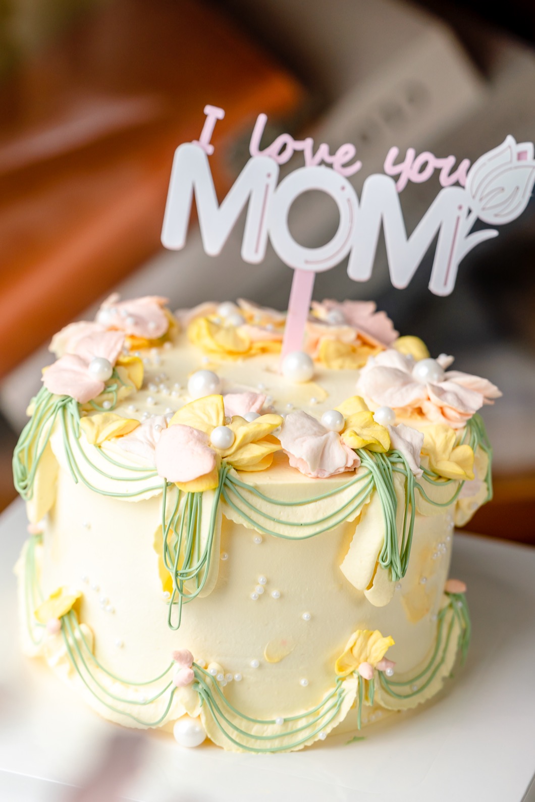 烤爱·生日蛋糕系列·莫耐的花园·女生女神母亲蛋糕 奶油坚果·聚会生日节日【仅限深圳同城配送】