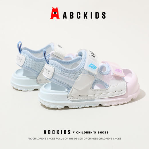 abckids童鞋2024夏季新款女童沙滩鞋休闲鞋子运动凉鞋 商品图6