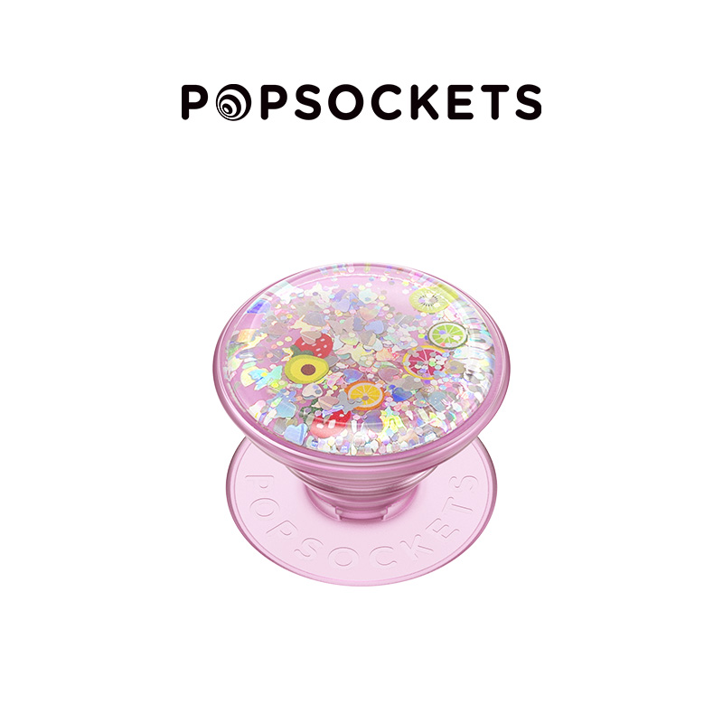 【果味图鉴】捏捏水果派对 POPGRIP粘贴式支架 流沙系列 紫色 食物