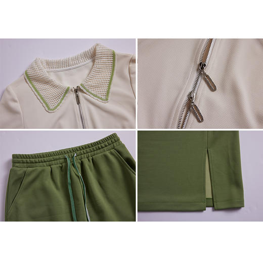 司歌休闲修身两件套套装短袖弹力TO891072y 商品图1