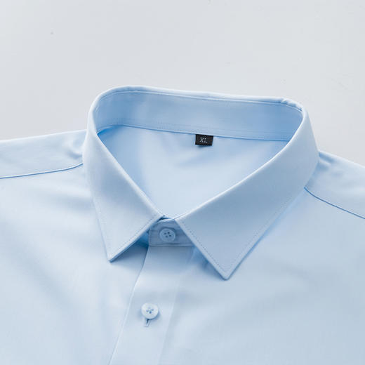 【Q】【新款DDY】大依优型大码短袖衬衫免烫加肥加大男装大号大码衬衣上衣男士绅士商务休闲半袖夏季 商品图3