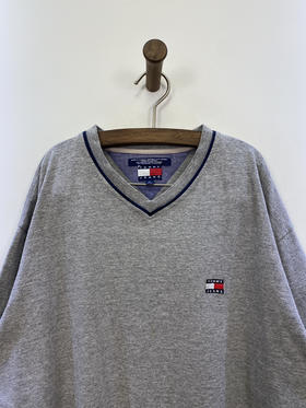 90年代 Vintage Tommy Hilfiger 加拿大制 短袖T恤 _SST(XL)