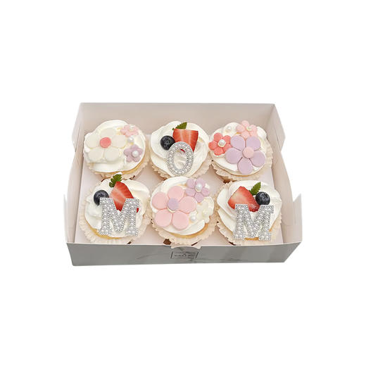 【MOM】6粒纸杯蛋糕（动物奶油） 商品图0