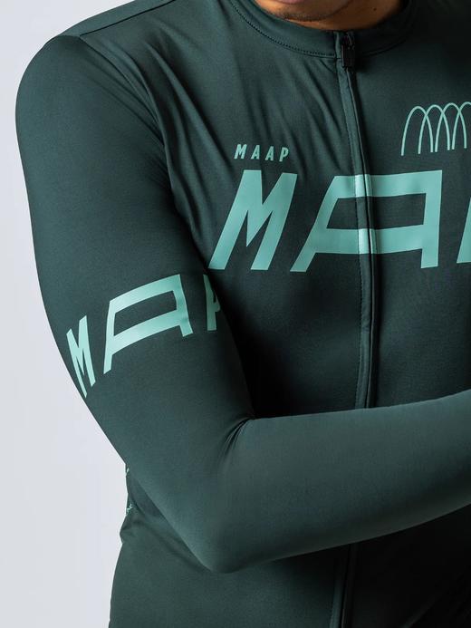 MAAP 男士 Adapt Training LS Jersey 长袖骑行服 藻光绿 商品图4