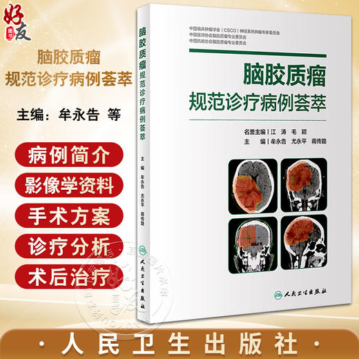 脑胶质瘤规范诊疗病例荟萃 牟永告 尤永平 蒋传路 神经外科疑难病例热点话题专家点评疾病临床诊治 人民卫生出版社9787117362061 商品图0