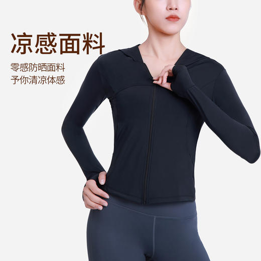 BWELL凉感修身连帽防晒外套BWY7627Y 商品图3