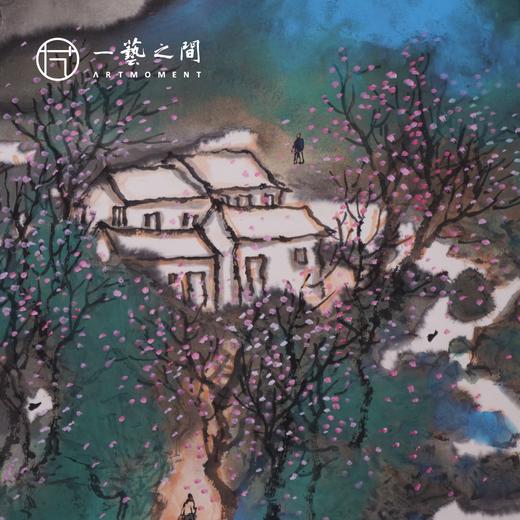【横幅】吴洁聪山水原作 46x67cm（2.7平尺） 手绘纸本宣纸国画《家家都在画屏中》《落花时节又忆君》本期直播特供2张 限时限量 优惠售完即止！ 商品图3