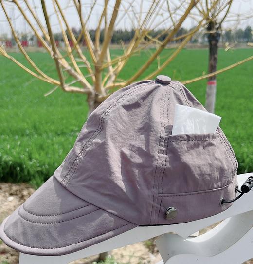 露思新款遮阳帽子女潮空顶鸭舌帽可折叠防紫外线_HLY 商品图9