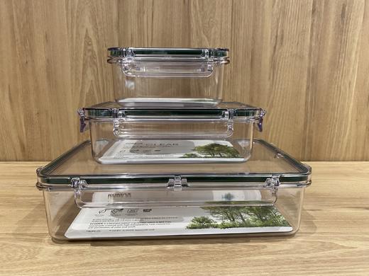 【3折清仓3件套】韩国可买思食品级PP材质保鲜盒三件套(保鲜盒325mL+1780mL+2L) 商品图0