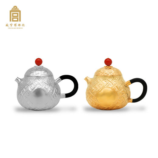 故宫博物院 梨形回纹小茶壶 商品图0