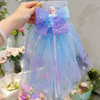 冰雪奇缘艾莎公主蝴蝶结超仙头纱儿童发夹精致可爱手工女儿童发饰 商品缩略图13