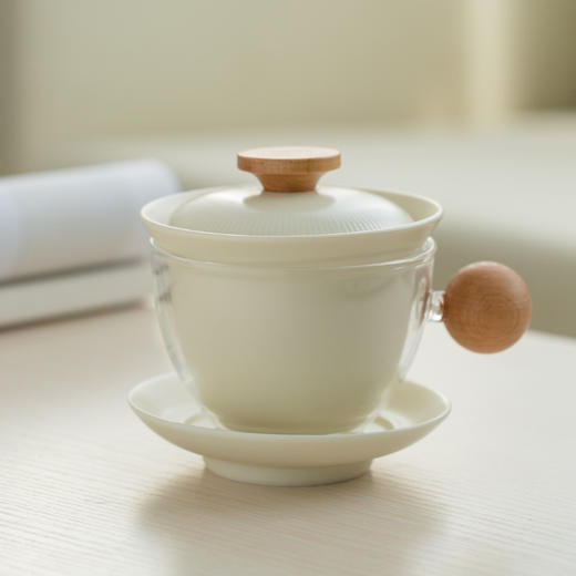 【为思礼】沐月茶咖杯  办公室用高颜值茶水分离陶瓷杯 莫兰迪色系烟花茶咖杯 商品图6