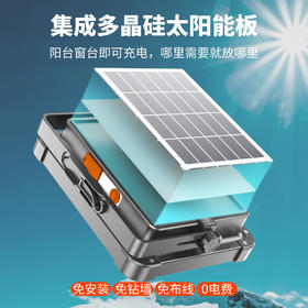太阳能灯家用户外庭院灯超亮露营摆摊停电应急LED农村防水投光灯