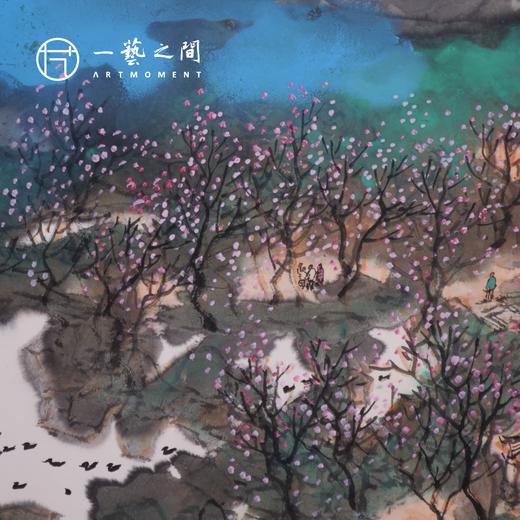 【横幅】吴洁聪山水原作 46x67cm（2.7平尺） 手绘纸本宣纸国画《家家都在画屏中》《落花时节又忆君》本期直播特供2张 限时限量 优惠售完即止！ 商品图1