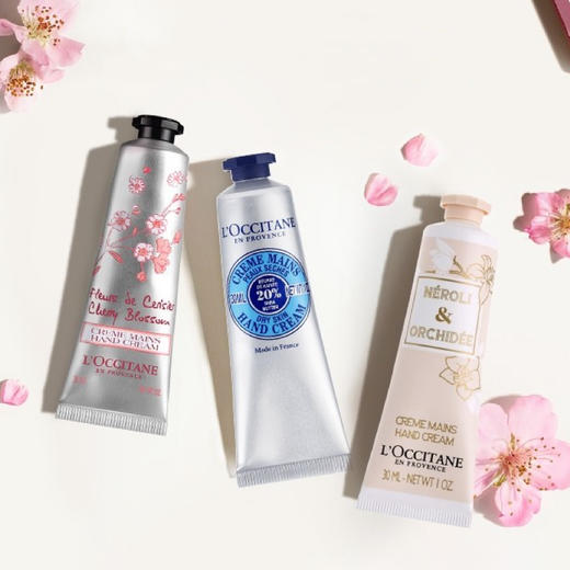 法国  L'OCCITANE欧舒丹 经典护手霜 (玫瑰/樱花/乳木果/薰衣草) 30ml/75ml/150ml 商品图11