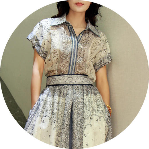 帝释青色衬衫HJ2F02 商品图6