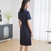 剩S/M/XL 米思阳2025夏季新款通勤气质短袖连衣裙职业高端修身A字裙女1969 商品缩略图2