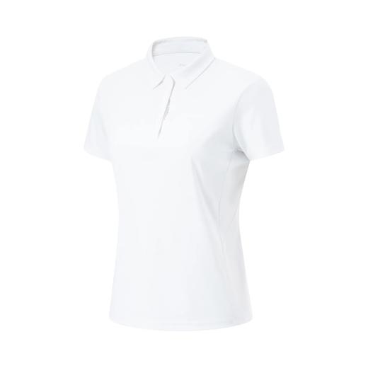 李宁健身系列女子排湿速干宽松短袖POLO衫APLU126-1 商品图0