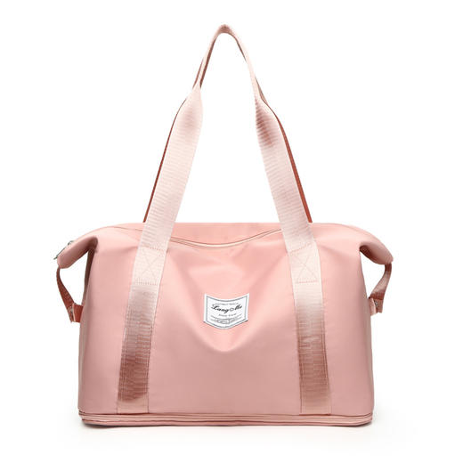 【健身旅行，自在潮搭】2024新款休闲大容量收纳瑜伽包 纯色简约牛津布旅行包 健身包 干湿分离运动手提单肩包-QQ 商品图8