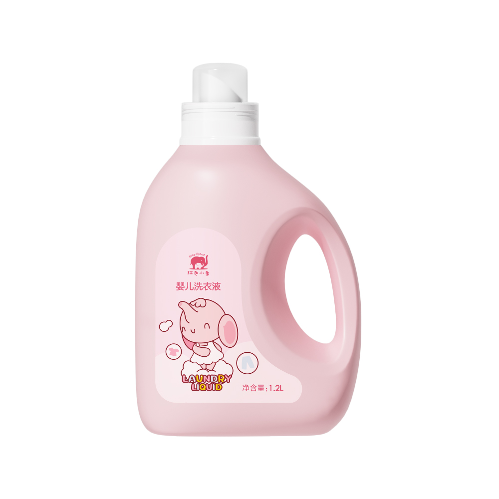 红色小象婴儿洗衣液1.2L-0629 有效期26.9月