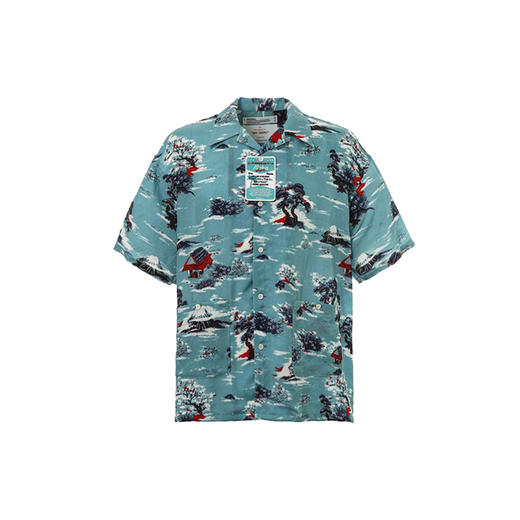 DAIRIKU "Cliff" Aloha Shirt 夏威夷短袖花衬衫 夏季短袖衬衣 商品图2