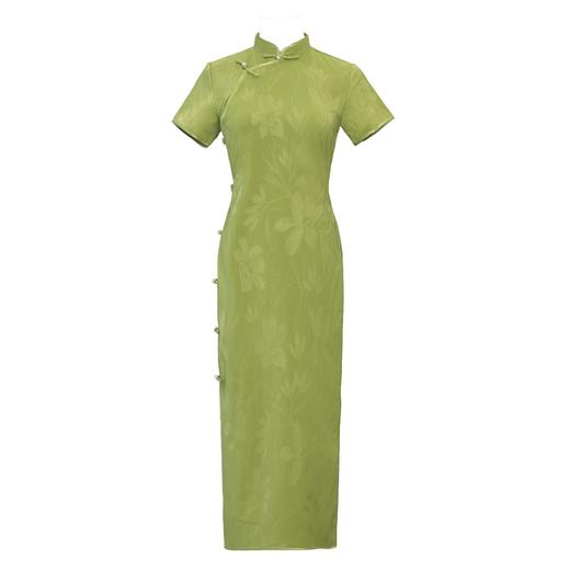 全开襟旗袍年轻款优雅复古改良旗袍BJS7600 商品图2