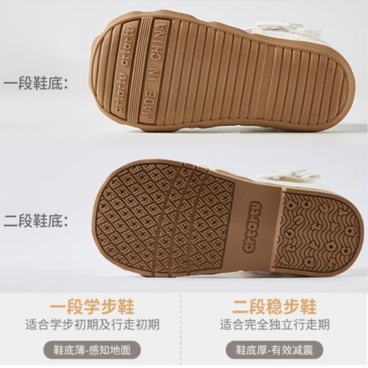 【超纤皮编织凉鞋（2-6岁）】katetu卡特兔夏款超纤皮婴儿鞋纯色魔术贴/按扣宝宝学步透气婴儿凉鞋XZ36 商品图2