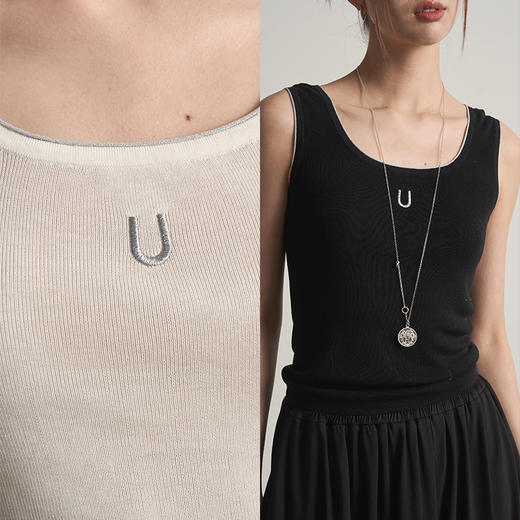 UMILAB【入夏】日本宾霸铜氨丝+桑蚕丝+莱赛尔清凉解暑背心BM787H 商品图3