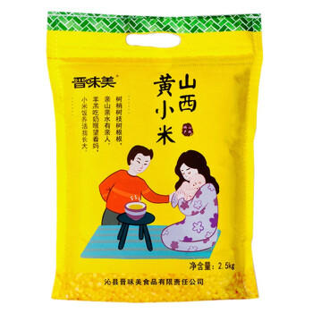 晋味美山西黄小米5斤 山西特产 小米 山西小米 小米杂粮 小米黄小米 商品图5
