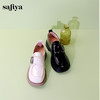 Safiya/索菲娅2024春季复古英伦一脚蹬百搭学院厚底粗跟小皮鞋 SF41112419 商品缩略图7
