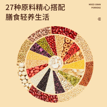 十月稻田30日五谷杂粮粥礼盒 9斤 小米八宝粥 30天早餐粥米 健康礼盒福利 商品图1