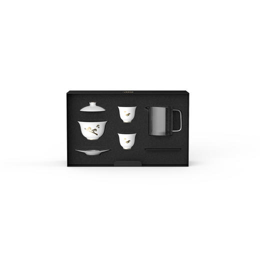 小罐茶▪松峦▪德化白瓷盖碗套组 商品图5