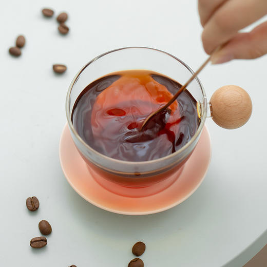 【为思礼】沐月茶咖杯  办公室用高颜值茶水分离陶瓷杯 莫兰迪色系烟花茶咖杯 商品图2