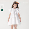 【马克珍妮 芦芙】女童荷叶边飞袖圆领连衣裙夏装新款裙子240869 商品缩略图0
