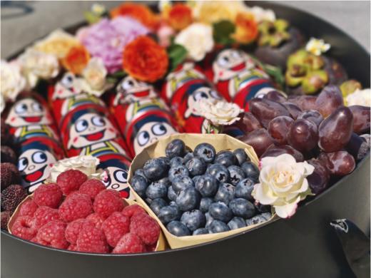 旺仔鲜花水果礼盒 商品图1