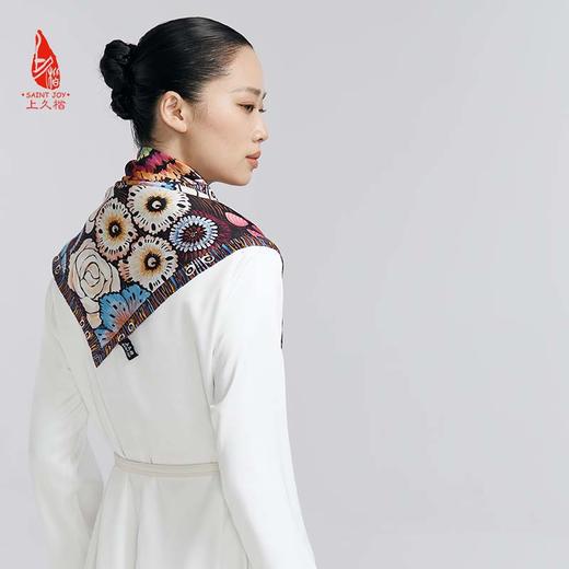 SAINTJOY/上久楷真丝方巾 双面印花真丝方巾 油墨星空  FJS23069 商品图1