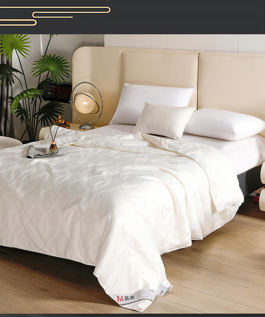 风雅贡缎提花蚕丝被 商品图2