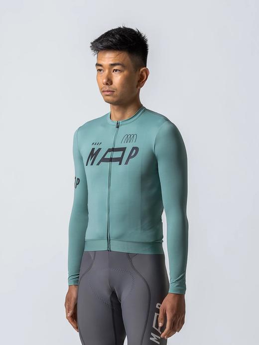MAAP 男士 Adapt Training LS Jersey 长袖骑行服 碧波绿 商品图0