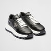 PRADA 普拉达 女士珐琅金属三角形徽标休闲运动鞋 黑色 1E804M 3LKI F0632 商品缩略图0