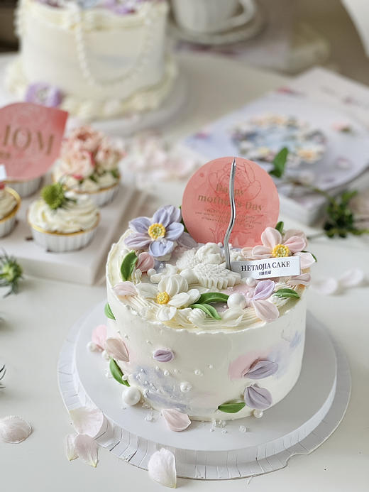 母亲节刮刀花蛋糕 商品图1