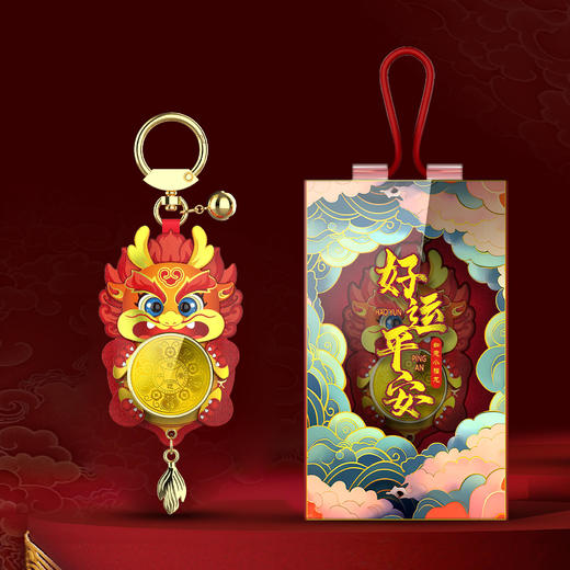 如意小福龙金挂件 商品图7