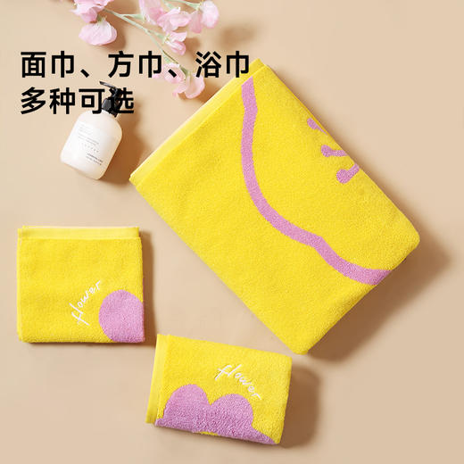 精梳棉提绣毛浴巾（向阳花开） 商品图3