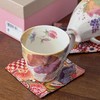 【家居】美浓烧 红颜花语-满庭芳对杯-HY2B-10  商品缩略图2