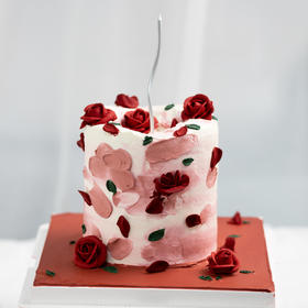 手绘红玫瑰（需提前24小时预定）